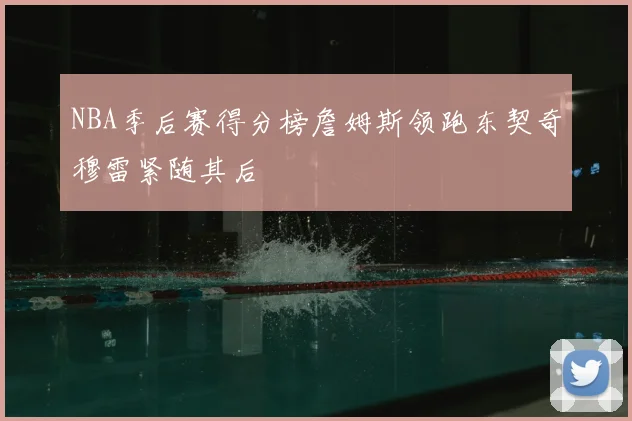 NBA季后赛得分榜詹姆斯领跑东契奇穆雷紧随其后