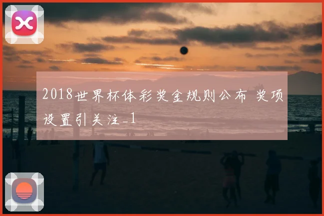 2018世界杯体彩奖金规则公布 奖项设置引关注_1