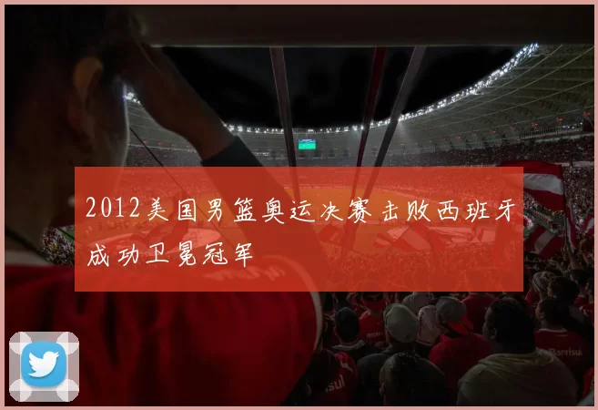 2012美国男篮奥运决赛击败西班牙成功卫冕冠军