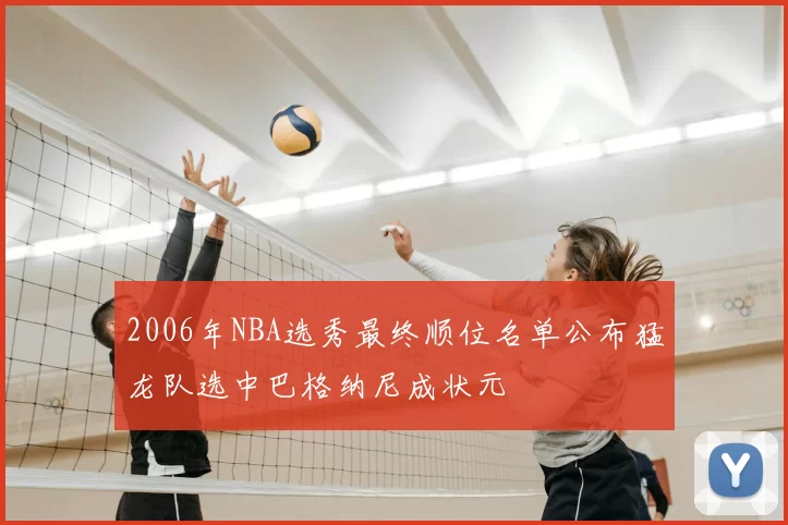 2006年NBA选秀最终顺位名单公布猛龙队选中巴格纳尼成状元